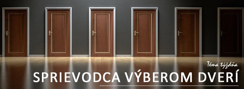 Sprievodca výberom dverí